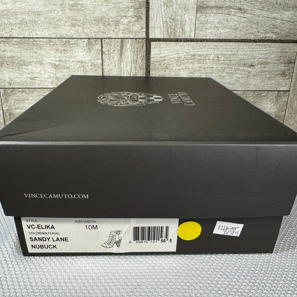 Vince Camuto Elika Tan Nubuck Caged Heels Size 10 - Picture 3 of 11